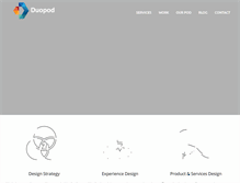 Tablet Screenshot of duopod.com